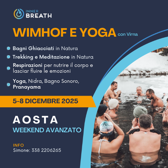 AOSTA | WEEKEND AVANZATO WIM HOF E YOGA - DICEMBRE 2025